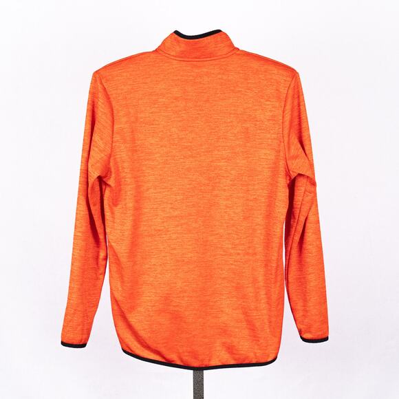 Under Armour Fleece 1/2 Zip Mens Size SMALL Orange #1357145 Outdoor Hunting Gorp - Picture 4 of 6